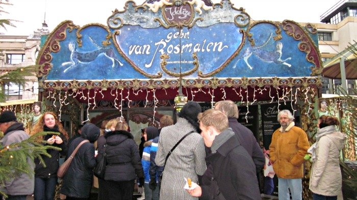 Flamenco tent at Antwerp's Christmas market
