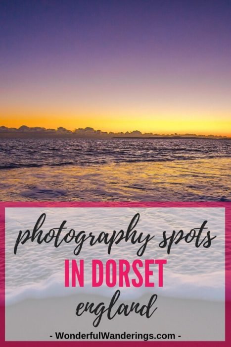 One of the things to do in Dorset, England, is admire the stunning landscape - and photograph it. Check this post for photo locations such as Durdle Door, Corfe Castle, and more #DorsetEngland #ThingsToDoInDorset #DorsetCoast #DorsetBeach #DorsetCountryside