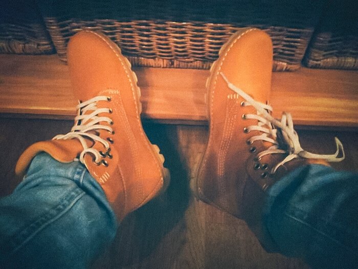 timberland earthkeepers on feet