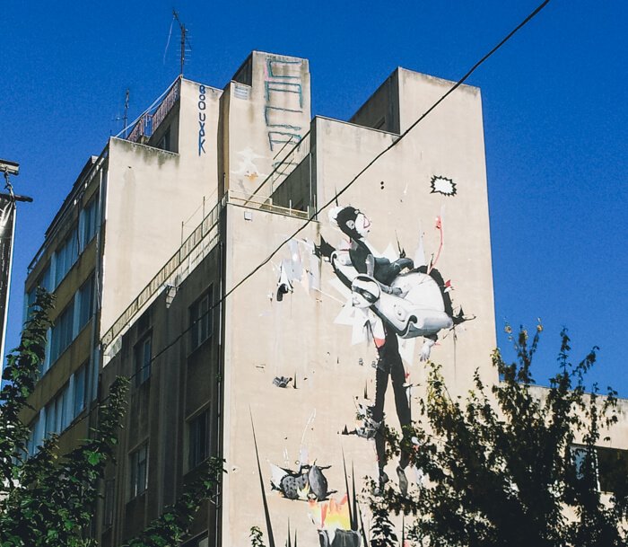 Athens street art tour