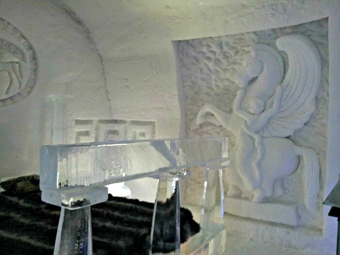 hotel made of ice canada