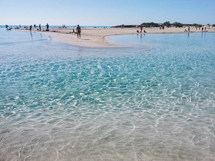 elafonisi crete greece