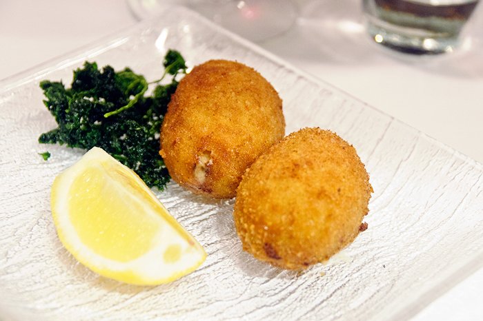 Belgian food croquettes