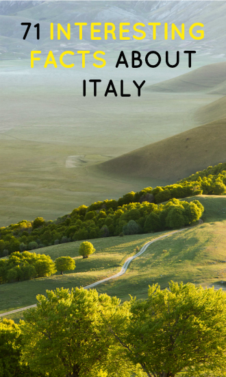 Interesting facts about Italy