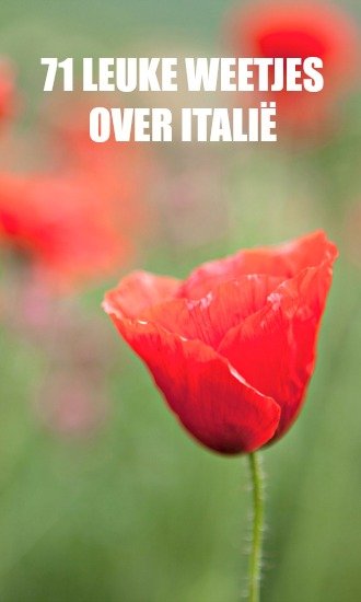 leuke weetjes over Italië