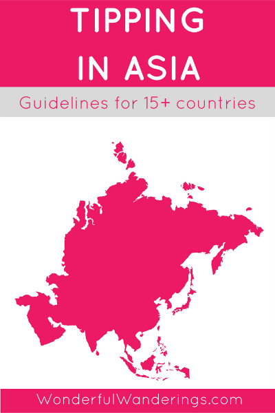 tipping in asia