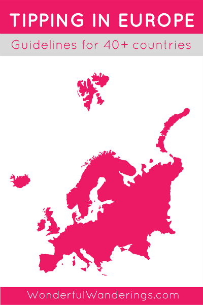 tipping in Europe