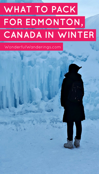 what to pack for edmonton canada in winter