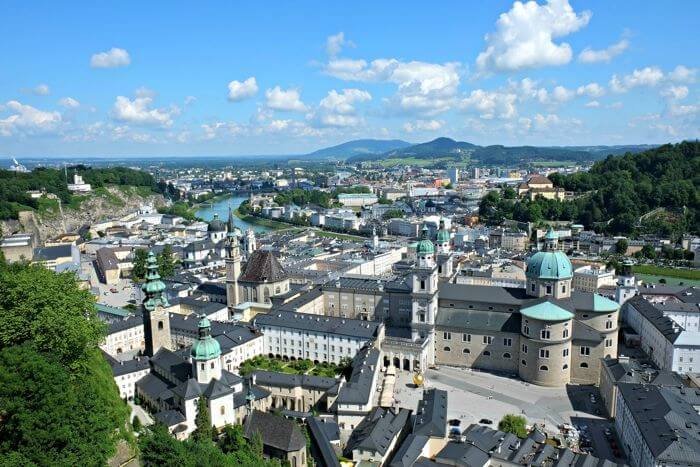 uitzicht salzburg oostenrijk