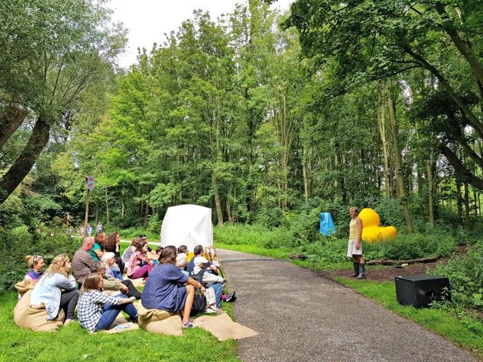 duizel in het park rotterdam