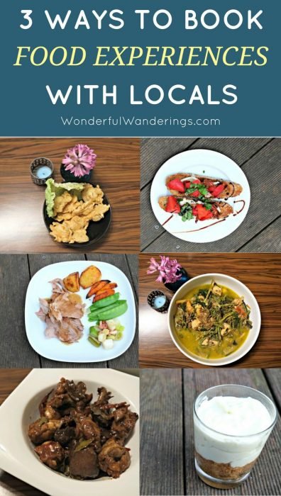 Want to meet locals? These 3 platforms allow you to book local food experiences wherever you travel. Check them out!