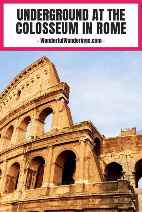 Colosseum Underground Tour