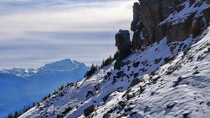 jasper national park winter