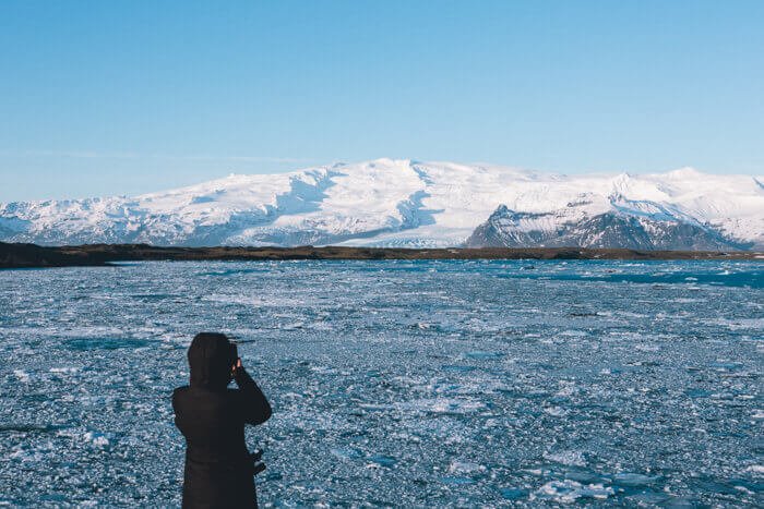 iceland driving in winter