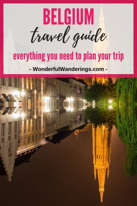 belgium trip planner