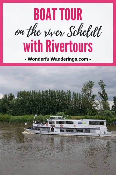 boat tour river scheldt