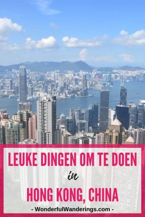 reizen naar hongkong