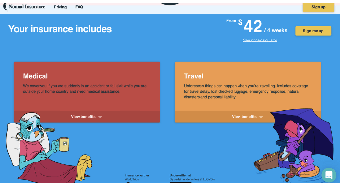 Safetywing travel insurance