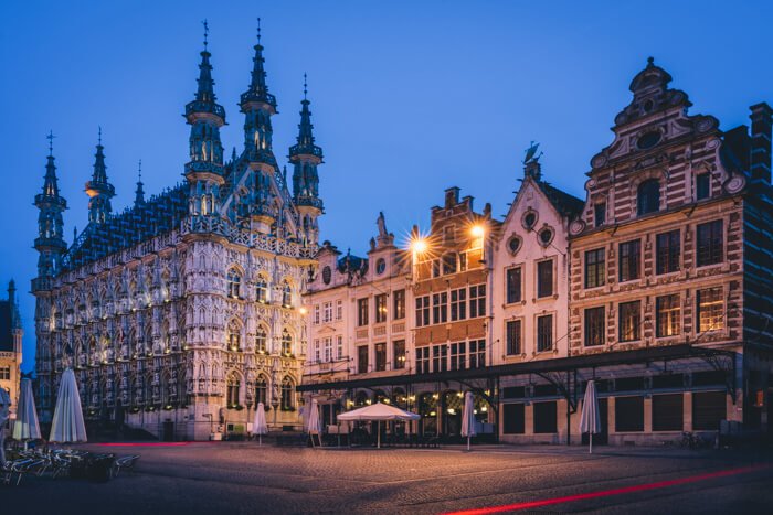 Leuven one of the larger cities in Belgium