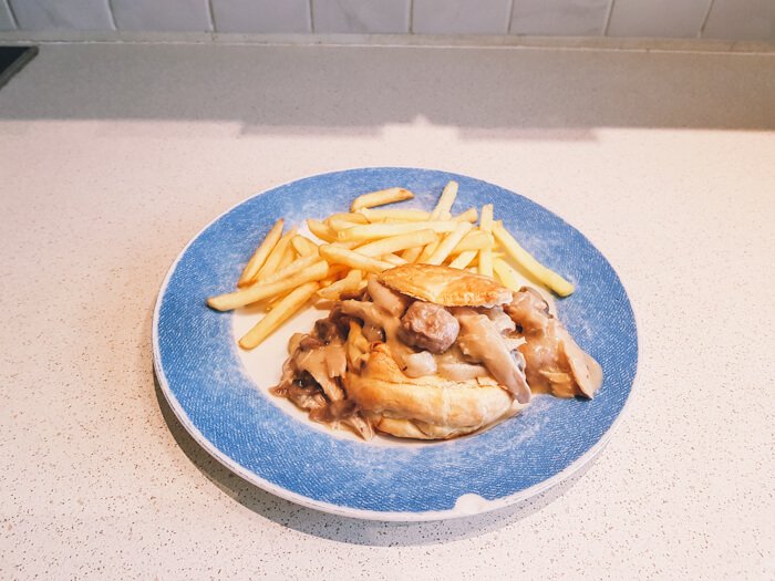creamy mushroom vol au vents