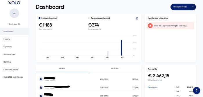 xolo dashboard