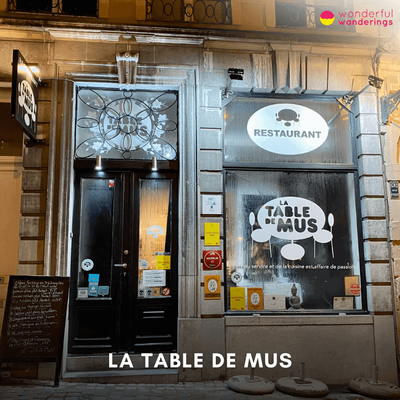 La Table de Mus