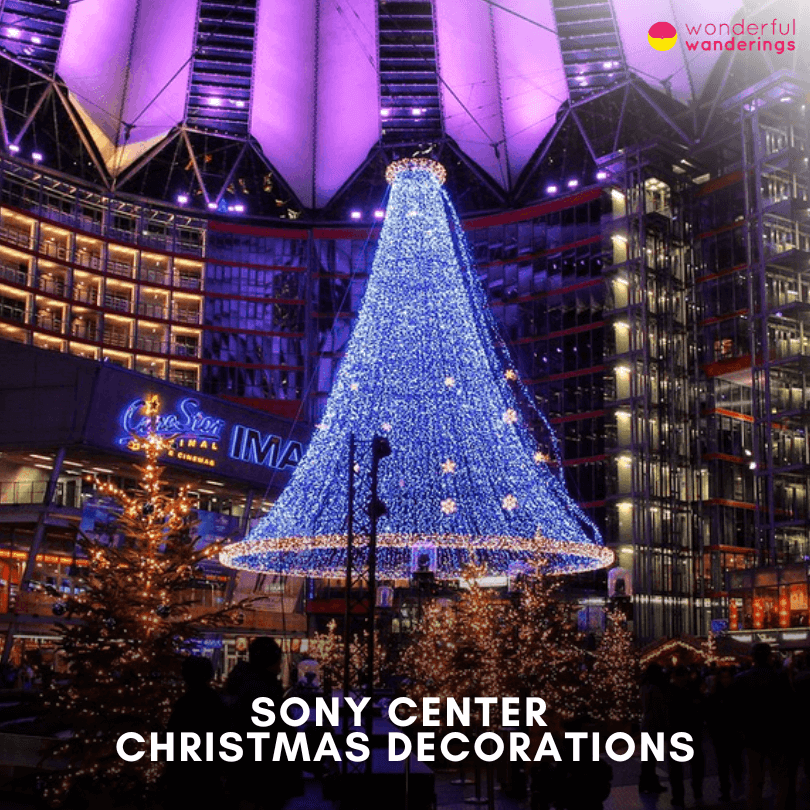 Sony Center Christmas decorations