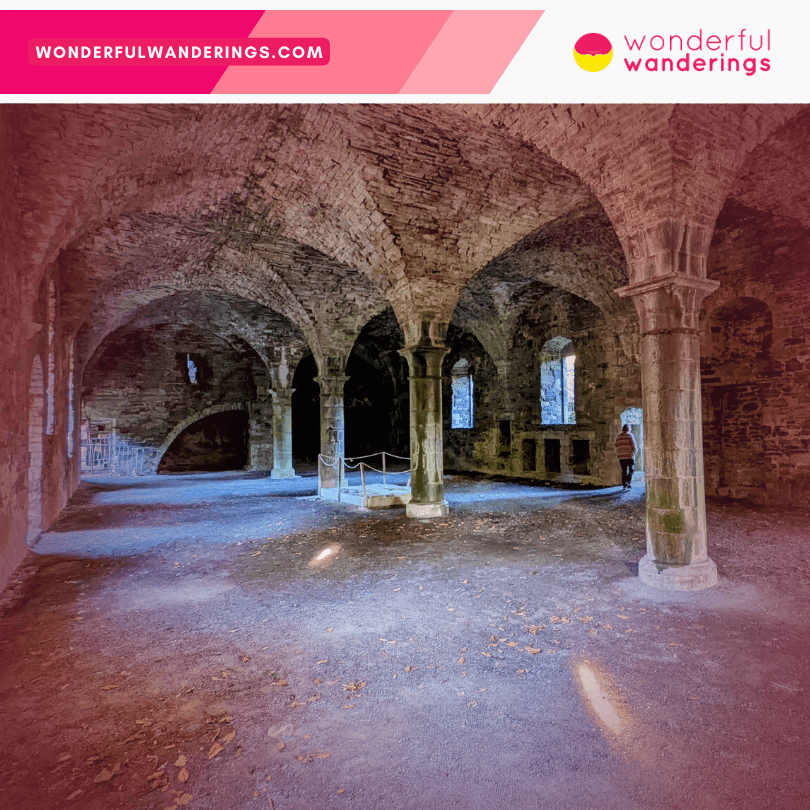 Villers Abbey ruins indoor