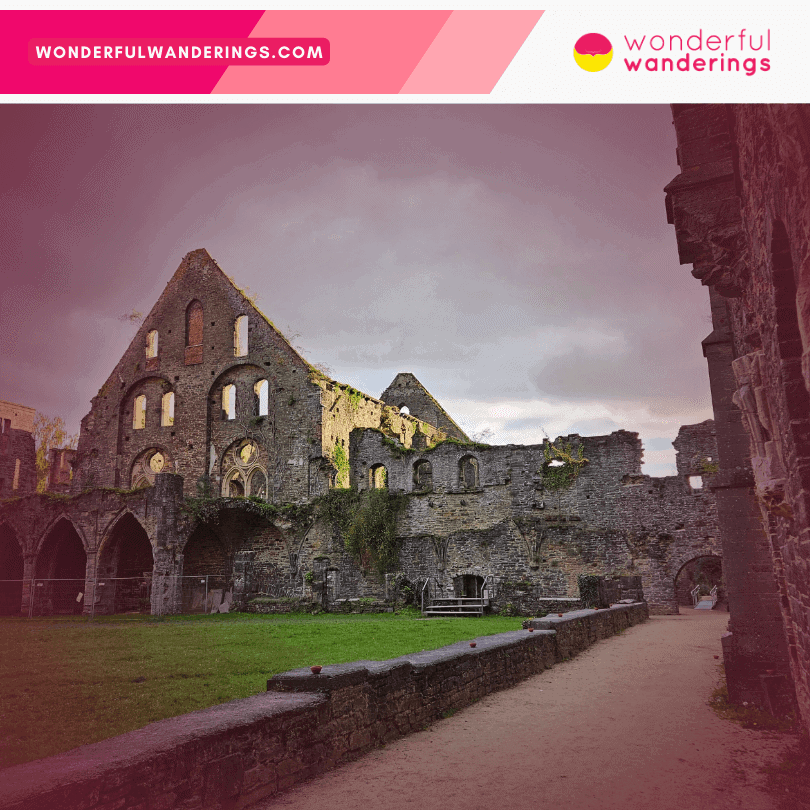 Villers Abbey ruins front