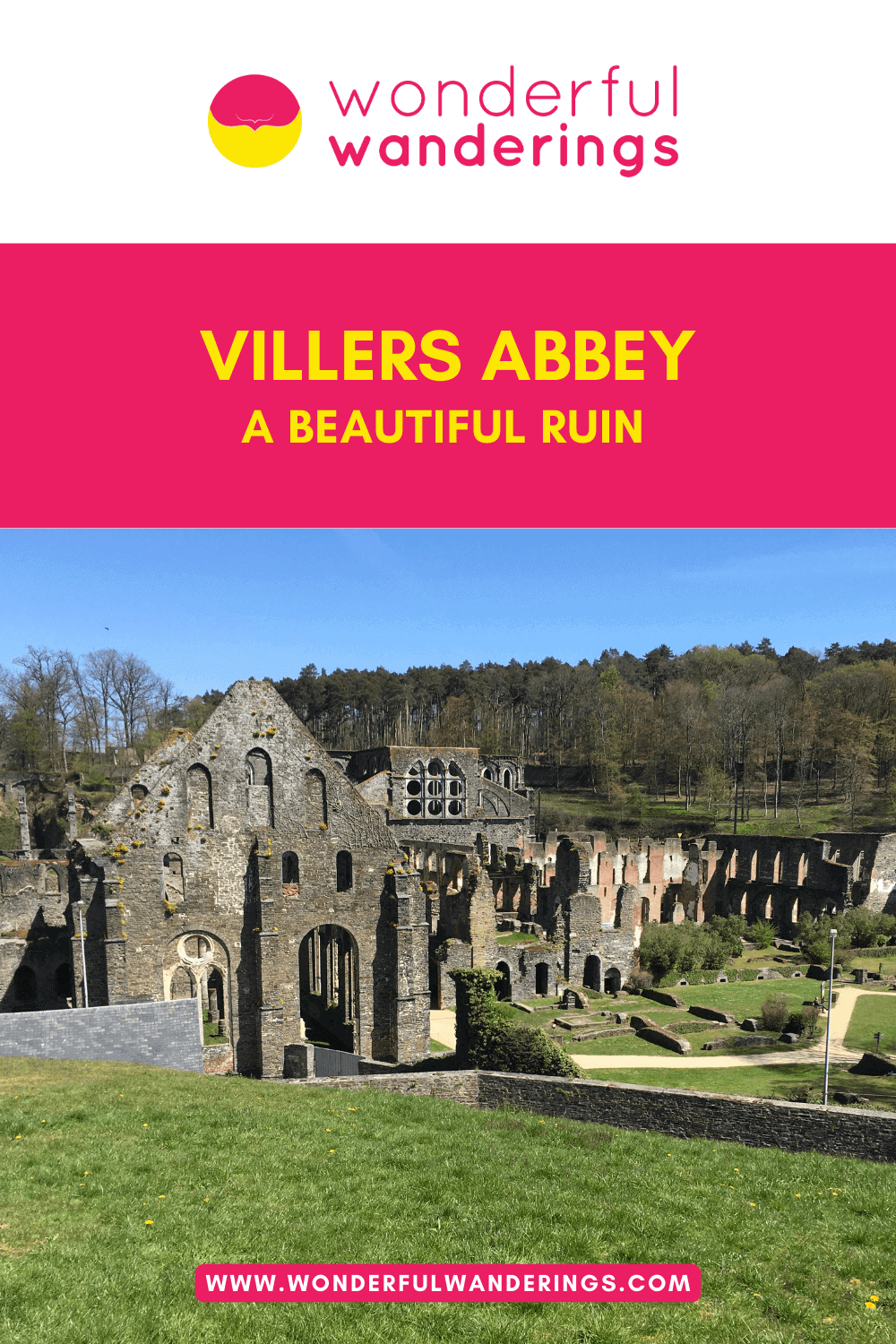 Villers Abbey Pinterest image