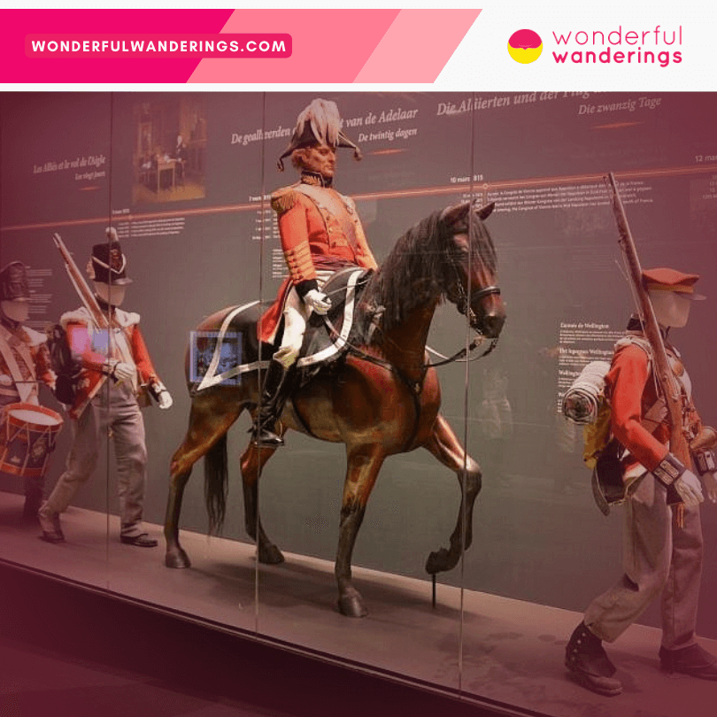 Waterloo Battlefield Marching Soldier