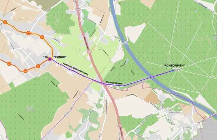 Map of Hallerbos