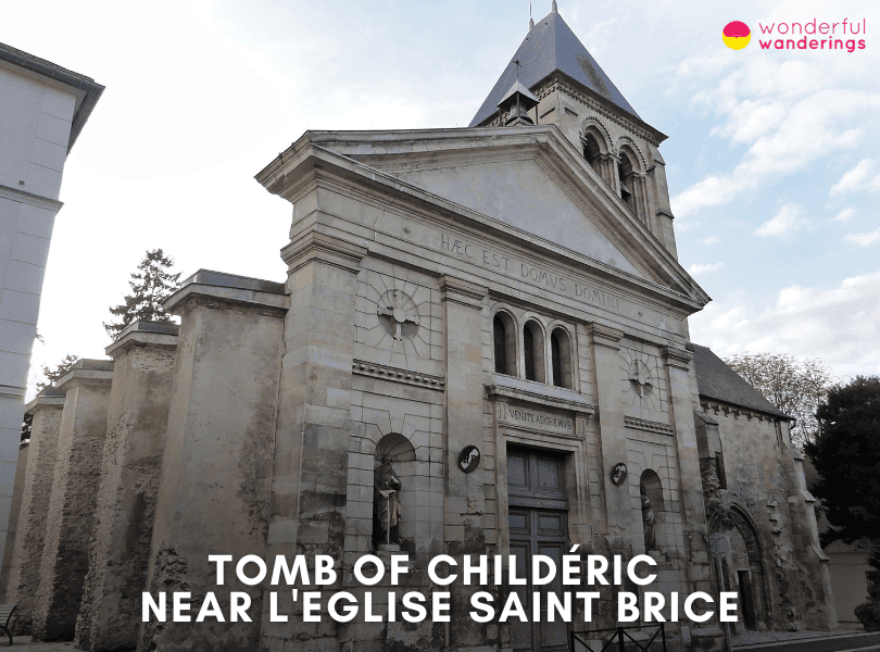Tomb of Childéric near l'eglise Saint Brice