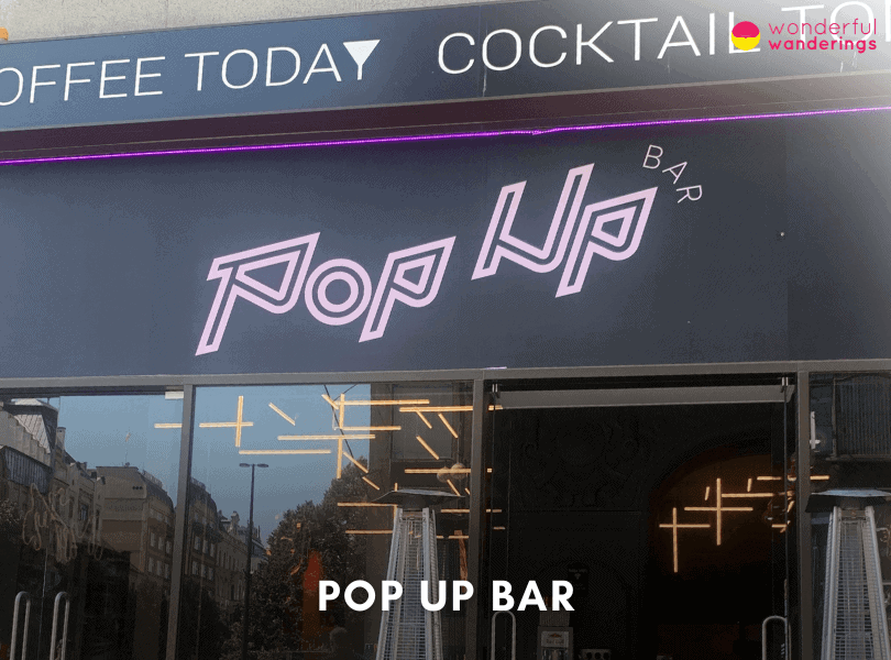 Pop Up bar