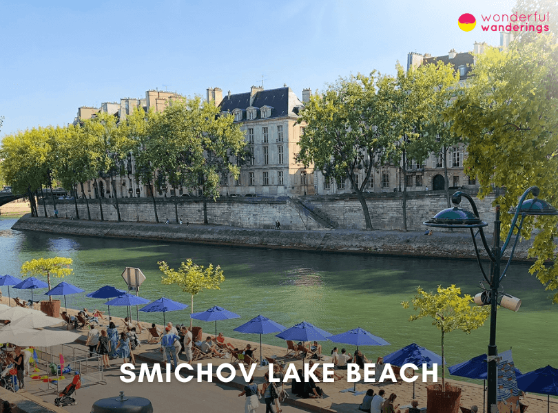 Smichov Lake Beach