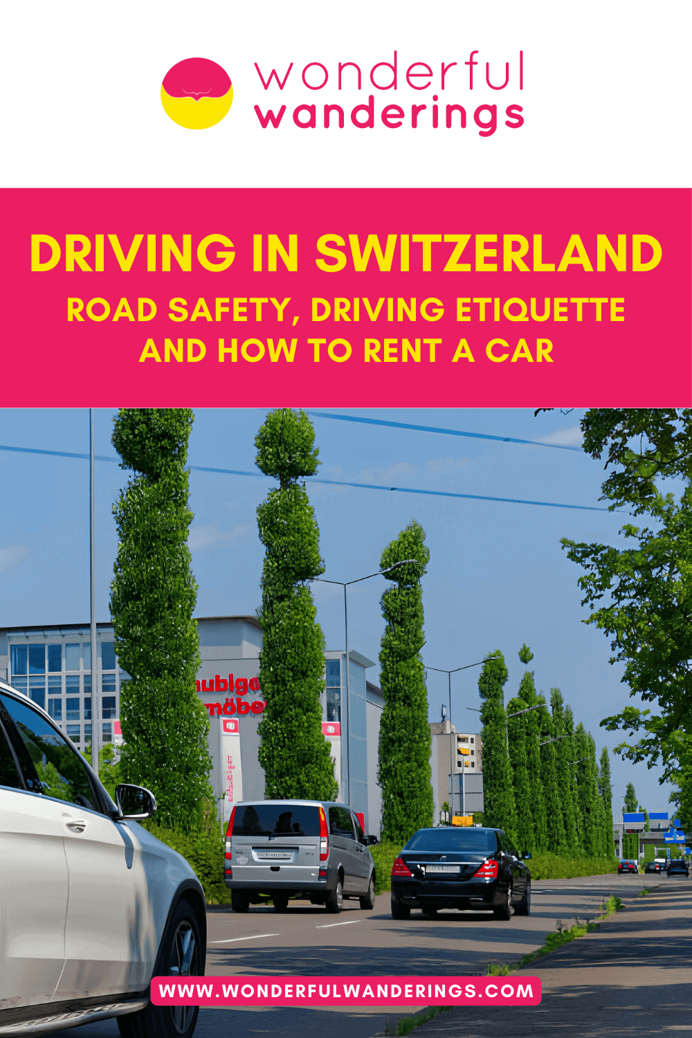 Switzerland Driving Pinterest image